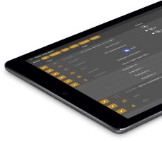 Task Manager shown on Tablet device